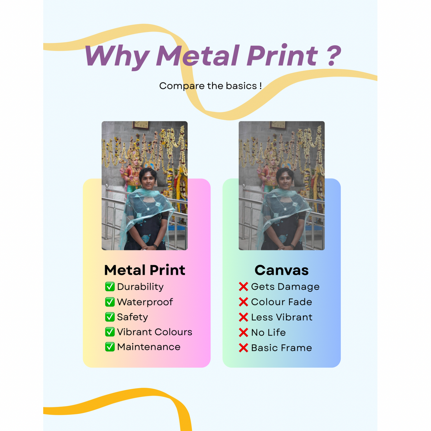 A4 HD Metal Print - Customise